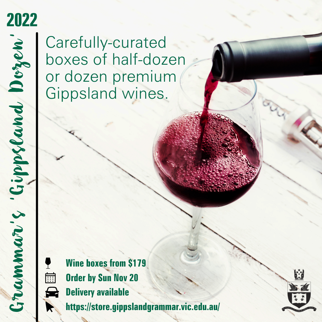 Grammar’s ‘Gippsland Dozen’ wine fundraiser returns for 2022